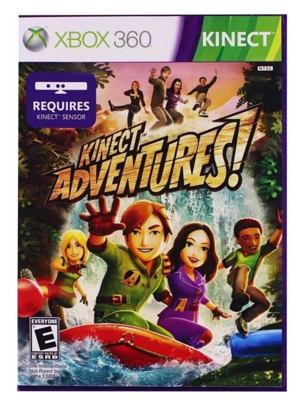 Kinect Adventures Microsoft Xbox 360 Video Game, Complete
